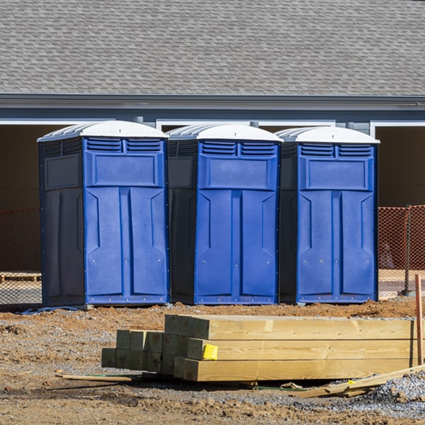 are there any restrictions on where i can place the porta potties during my rental period in Kincaid IL